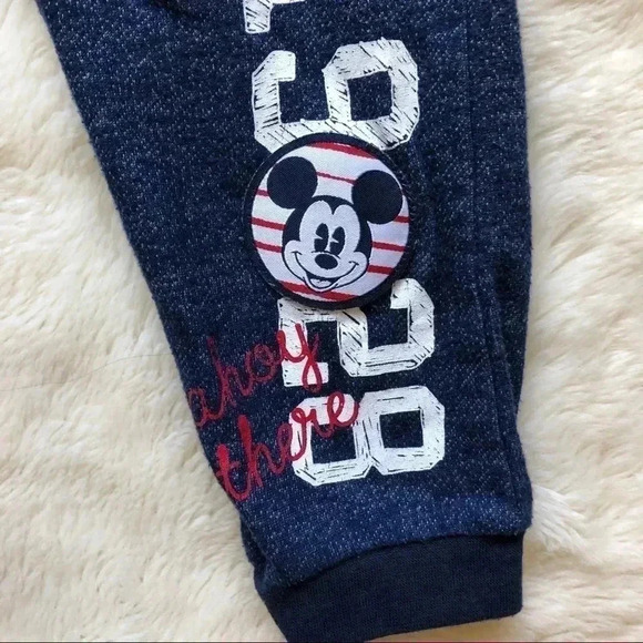 Mickey Mouse Blue Sweatpants  18-24M - Picture 2 of 12